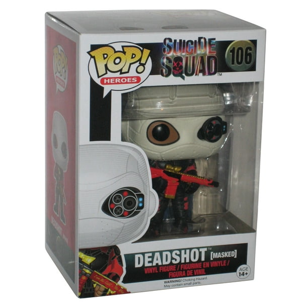 DC Heroes Suicide Squad Deadshot Masked Funko POP Toy Vinyl Figure 106 ...