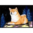 thumbnail image 1 of Carolines Treasures SS8445JMAT Starry Night Shiba Inu Doormat - 24 x 36 in., 1 of 4
