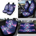 thumbnail image 2 of Renewold Wolf Flower Butterfly Forest 14 Pack Car Accessories, Universal Auto Seat Protector Steering Wheel Seatbelt Strap Pad Trash Can Armrest Pad Cup Holders Rearview Mirror Handbrake Cover Set, 2 of 7