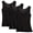 Black, variant on Tank Tops For Women 3PC Summer Ice Vest Wear A Base Shirt Camisole Tops For Women