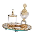 thumbnail image 2 of AMLESO Arabian Incense Burner Censer Ornament Metal Aureate Incense Holder with Storage, 2 of 8