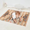 thumbnail image 2 of Colorful Geometric Striped Pattern Blanket,Comfortable Soft Flannel Throw Blanket,All Season,Warm Lightweight Blankets for Sofa Bed Couch Living Room Chair,30"x40", 2 of 4