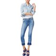 thumbnail image 1 of Hudson Jeans Raccourcis pour Femmes, Bleu, 27, 1 of 1