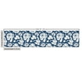 thumbnail image 3 of Ambesonne Floral Fabric by the Yard Upholstery, Poppy Flower Blooms Drawing, 10 Yards, Night Blue White, 3 of 5