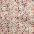thumbnail image 1 of oneOone Cotton Flex Red Fabric Floral Craft Projects Decor Fabric Printed By The Yard 40 Inch Wide, 1 of 4