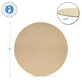 thumbnail image 2 of Wood Discs for Crafts, 5 x 1/16 inch, Pack of 250 Unfinished Wood Circles, by Woodpeckers, 2 of 6