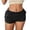 Black, variant on Womens Cargo Shorts Summer E-Girl Slim Fit Elastic Waist Cargo Shorts for Harajuku Streetwear