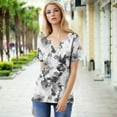 thumbnail image 6 of Lumivie Womens Summer Tops Casual Boho Fitted Tshirts Shirts For Women Multipack Blouses For Women Dressy Casual Women'S T Shirts Graphic Crop, 6 of 6