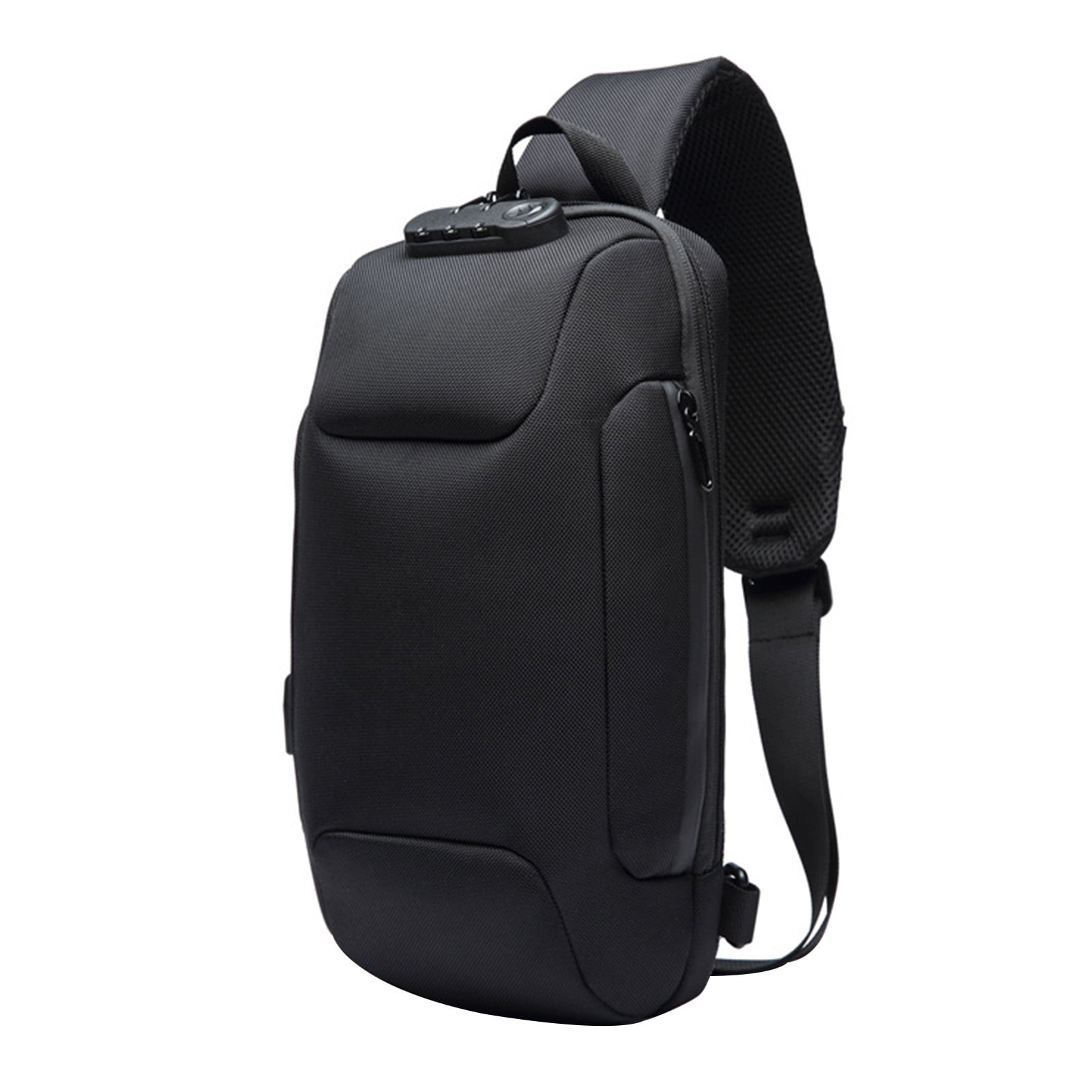 Sling Bag for Men Shoulder Crossbody Backpack Waterproof Sling Backpack  with USB Charging Port Anti Theft Chest Pack Bag Casual Daypack Fit 9.7  Inch 
