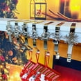 thumbnail image 7 of Shoreew 7Pcs/Set Christmas Stocking Hooks Mantel Xmas Stocking Holder Festive Stocking Hangers for Hanging Wreaths Ornaments Gifts, 7 of 7
