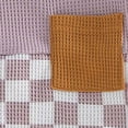 thumbnail image 7 of Xyant Toddler Baby Girl Clothes Checkerboard Print Long Sleeve Sweatshirt Tops and Pants Fall Winter Spring Outfits Set (Purple,2-3 Years）, 7 of 7