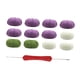 thumbnail image 3 of Kit de crochet para manta de ramo, kit de inicio de crochet para manualidades, conjunto de tejido para Púrpura blanco, 3 of 9