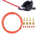 thumbnail image 3 of Tubo de aceite hidráulico Baoblaze Cable de línea de freno bicicleta montaña Reemplazo aceitunas latón inserciones sistema latón rojo, 3 of 8
