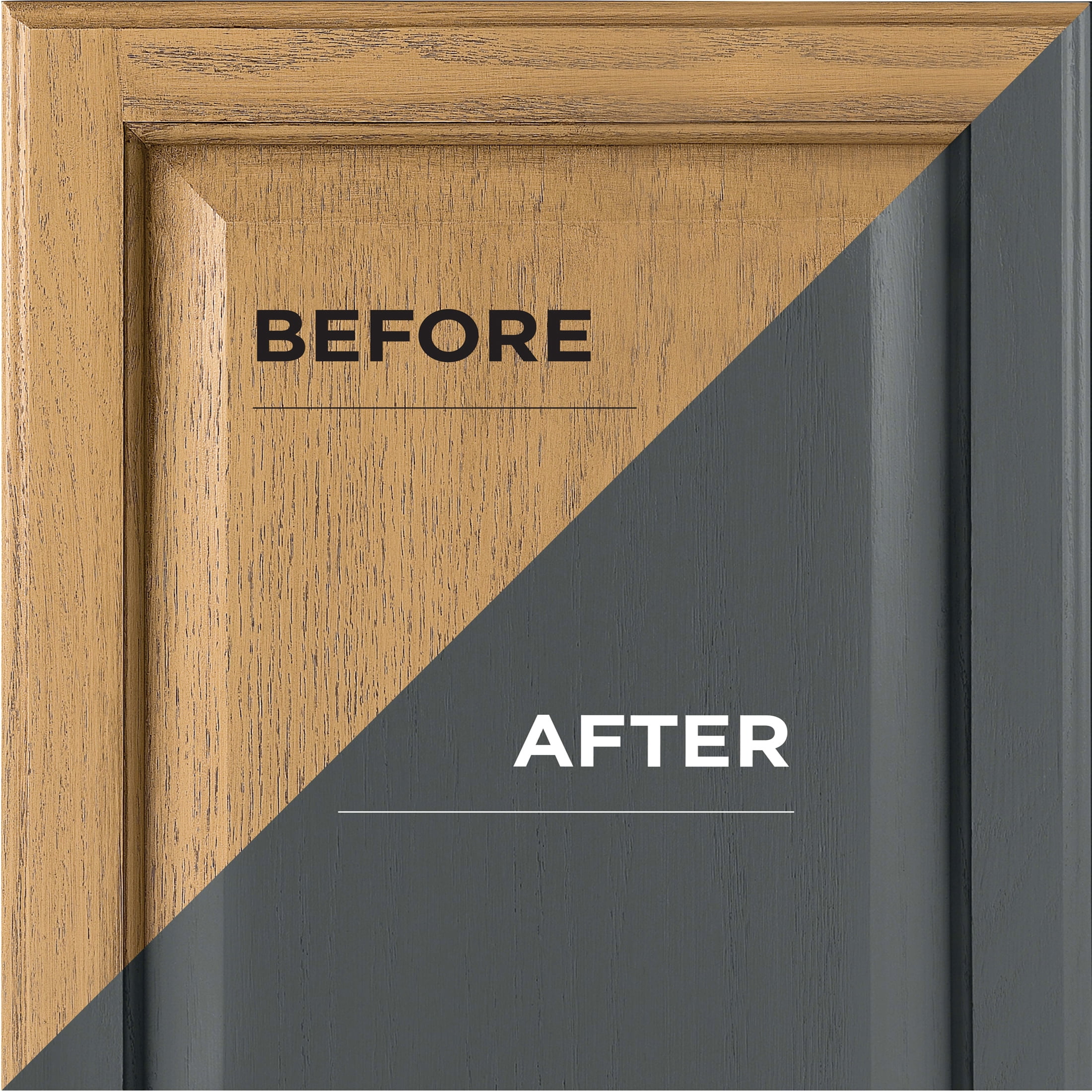Charcoal, Rust-Oleum Cabinet Transformations Satin Coating Kit-38039014T, Quart