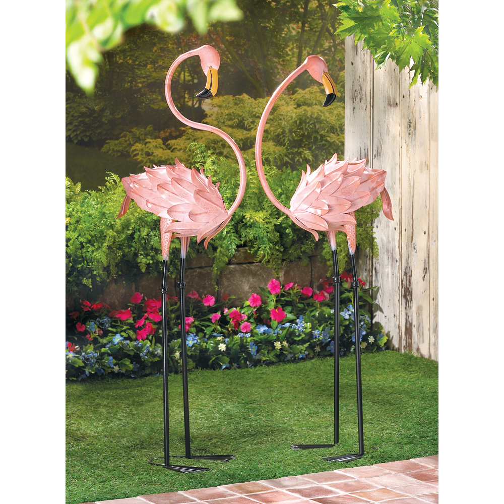 flamingo yard decorations, unique pink metal flamingo garden decor flamingo yard decorations, unique pink metal flamingo garden decor