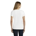 thumbnail image 2 of Port Co Adult Female Women Plain Short Sleeves T-Shirt White 3X-Large, 2 of 4