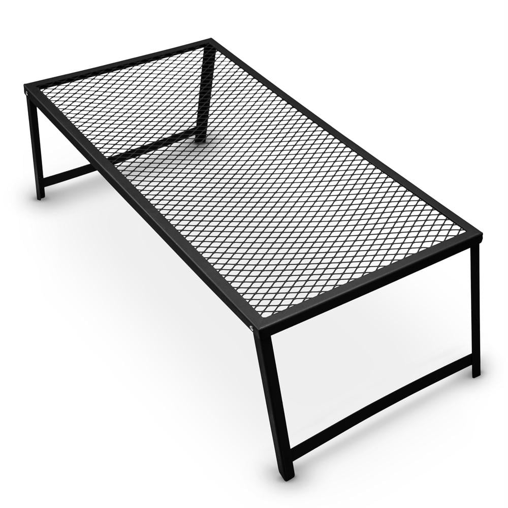 Grizzly Peak Heavy Duty Steel Mesh Over Fire Camping Grill Grate