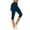 Navy, variant on SwiftWear Women's Skirted Capri Leggings - High Waisted Yoga Skort with Built-in Pants Athletic Workout Capris S-2XL