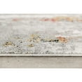thumbnail image 4 of 2â€™ x 15â€™ Gray Abstract Pattern Runner Rug, 4 of 8