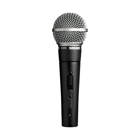 Shure SM58S Dynamic Vocal Microphone with On/Off (Best Shure Studio Vocal Mic)
