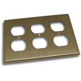 thumbnail image 1 of Plaque Interrupteur Triple Réceptacle, Nickel Satiné, 1 of 1
