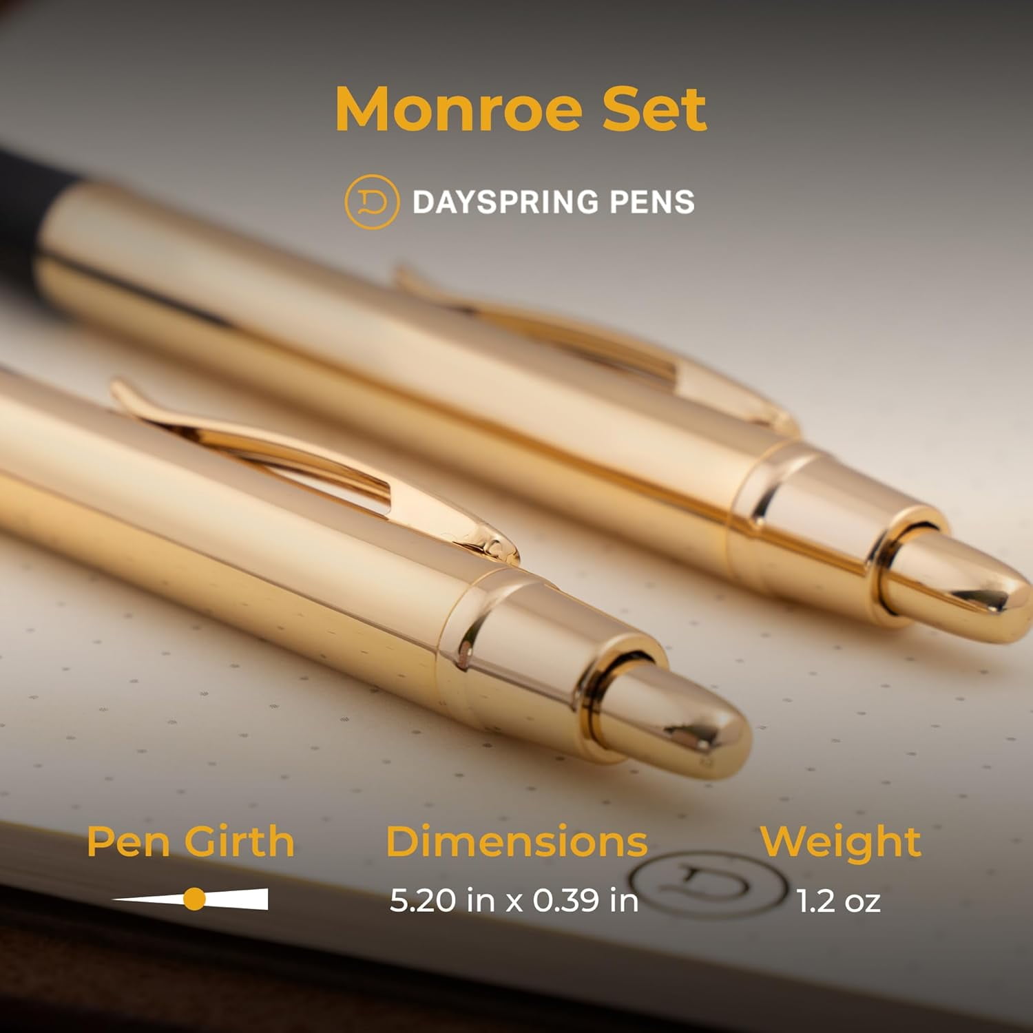 Pen Set |  0.7mm Pencil Set in 18 Plated Finish. Experience Affordable Luxury.