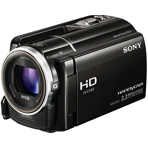 internettet Overskyet Muldyr Sony Handycam HDR-XR160 - Camcorder - 1080p - 4.2 MP - 30x optical zoom -  HDD 160 GB - flash card - black - Walmart.com