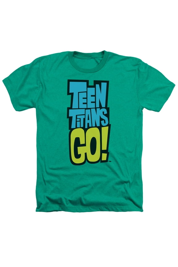 Teen Titans Go - Logo - Heather Short Sleeve Shirt - XX-Large