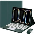 thumbnail image 1 of Funda con teclado táctil para iPad Pro de 11 pulgadas (M4) de 5.ª generación 2024, con ratón - Teclado Bluetooth táctil magnéticamente desmontable, 1 of 8