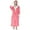 Pink, variant on Letdown Mens Robe Plush Kimono Collar Bathrobe Nightgown Long Sleeve Lace-Up Long Robe with Pockets Plush Sleepwear Lounge Sets (#01-Purple,L)