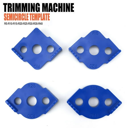 

4 Pieces Router Templates Radius Jig Router R Angle Locator Woodworking Tool