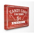 thumbnail image 5 of Stupell Candy Cane Factory Vintage Sign Stretched Canvas Wall Art 24 x 30, 5 of 5