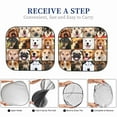 thumbnail image 6 of Zufioo Collage of different dogs Print Folding Car Windshield Sun Visor, Anti-ultraviolet Sun Visor, Suitable for Trucks, Vans Car Accessories-Small, 6 of 6