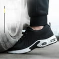 thumbnail image 2 of Puncture Proof Steel Toe Sneakers for Men, Air Cushion Work Shoes Women, for Power Industry, Construction, Auto-Manufacturing, Machine, Roofing, 2 of 7