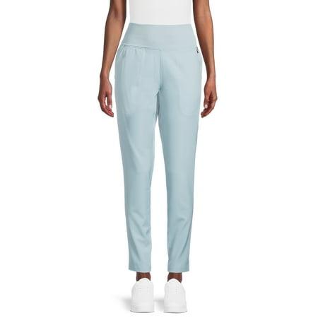 ClimateRight by Cuddl Duds Women’s and Women's Plus Slim Scrub Pants with Anti-Bacterial Technology