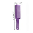 thumbnail image 2 of Unique Bargains 1pc Women Durable Wave Stripe Hair Comb for Curly Thick Straight Wavy Hair ABS Purple, 2 of 3