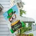 thumbnail image 3 of America Forever Happy St Patricks Day House Flag Dogs Pot of Gold 28 x 40 Inch Leprechaun Luck of the Irish Double Sided Outdoor Yard Cute Lucky Pup Clover Shamrock St Patricks Day Decorations, 3 of 5