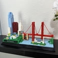 thumbnail image 2 of Apostrophe Games San Francisco Skyline Building Block Set (459 piezas) Incluye el puente Golden Gate y más - Modelo de arquitectura para niños y adultos, 2 of 5