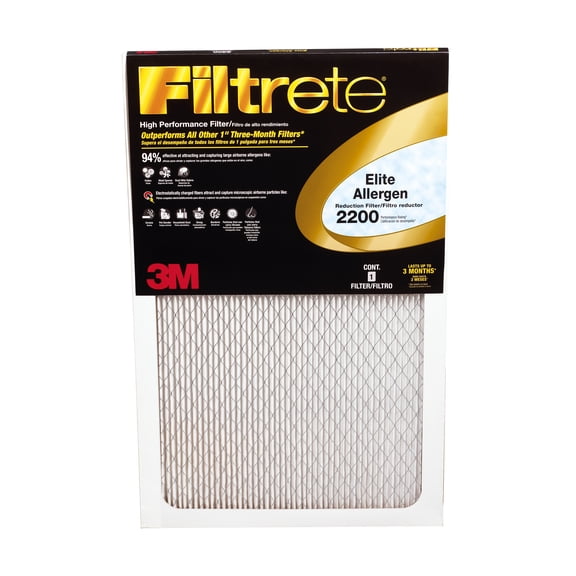 Filtrete Premium Allergen & Home Pollutants Air Filter 2200 MPR EA03-4