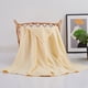 thumbnail image 5 of Manta refrescante de verano de fibra de seda para niños | Manta ligera y transpirable | Suave en beige, caqui y morado | Ideal para viajes, siestas, coche o sofá | Lavable a máquina, 5 of 5