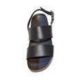 thumbnail image 3 of George Brown Bilt Men's Leather Hamilton Sandals Sz 11 Black/Blue, 3 of 3