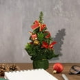 thumbnail image 4 of 8 Inch Artificial Christmas Tree, D 8 Inch Artificial Christmas Tree, 8-Inch Artificial Christmas Tree, Pre-Decorated Tabletop Holiday Decor for Home, by Elapind, 4 of 8