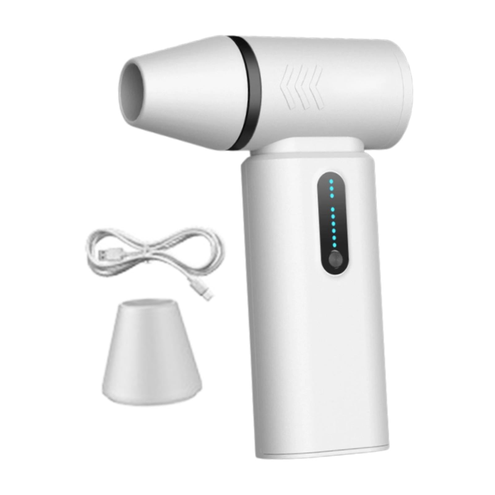 Baoblaze Compressed Air Duster Powerful Fan for Efficient Cooling Hair Cleaning White