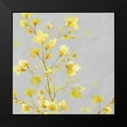 thumbnail image 2 of Diannart 12x12 Black Modern Framed Museum Art Print Titled - Early Yellow Bloom, 2 of 5