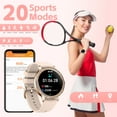 thumbnail image 4 of Jelloo Smart Watches for Women, Fashionable Look Ladies Watch with Bluetooth Calls, Fitness Trackers Smartwatch with Step Counter Message Reminder, for iOS Android, 4 of 7