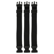 MEIBUTYUP 3-Pack Heavy Duty Lashing Straps with Black Rubber Bands for Securing Items, Moving, Packing, and Cargo Tie Down