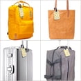 thumbnail image 6 of Luggage Tags for Suitcases, Bell Pepper Pattern Leather Bag Luggage Tags ID Label Tags Privacy Protection Travel Bag Labels, 6 of 6