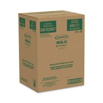Dart DWTG20ST Thermoguard 20 oz. Insulated Paper Hot Cups - Steam Print (600/Carton)
