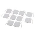 thumbnail image 1 of 10pcs Cojines Masaje de Reemplazo para Cojín 2x2inch Electrodo de Massagers Sunnimix Almohadillas de electrodos, 1 of 7