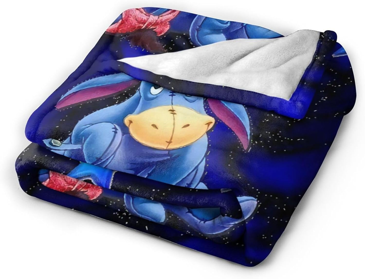 Eeyore Blanket Throw Blanket Cozy Soft Plush for Couch Living Room Blanket Interesting Festival Gift for Kids Adults 80 X 60 inch